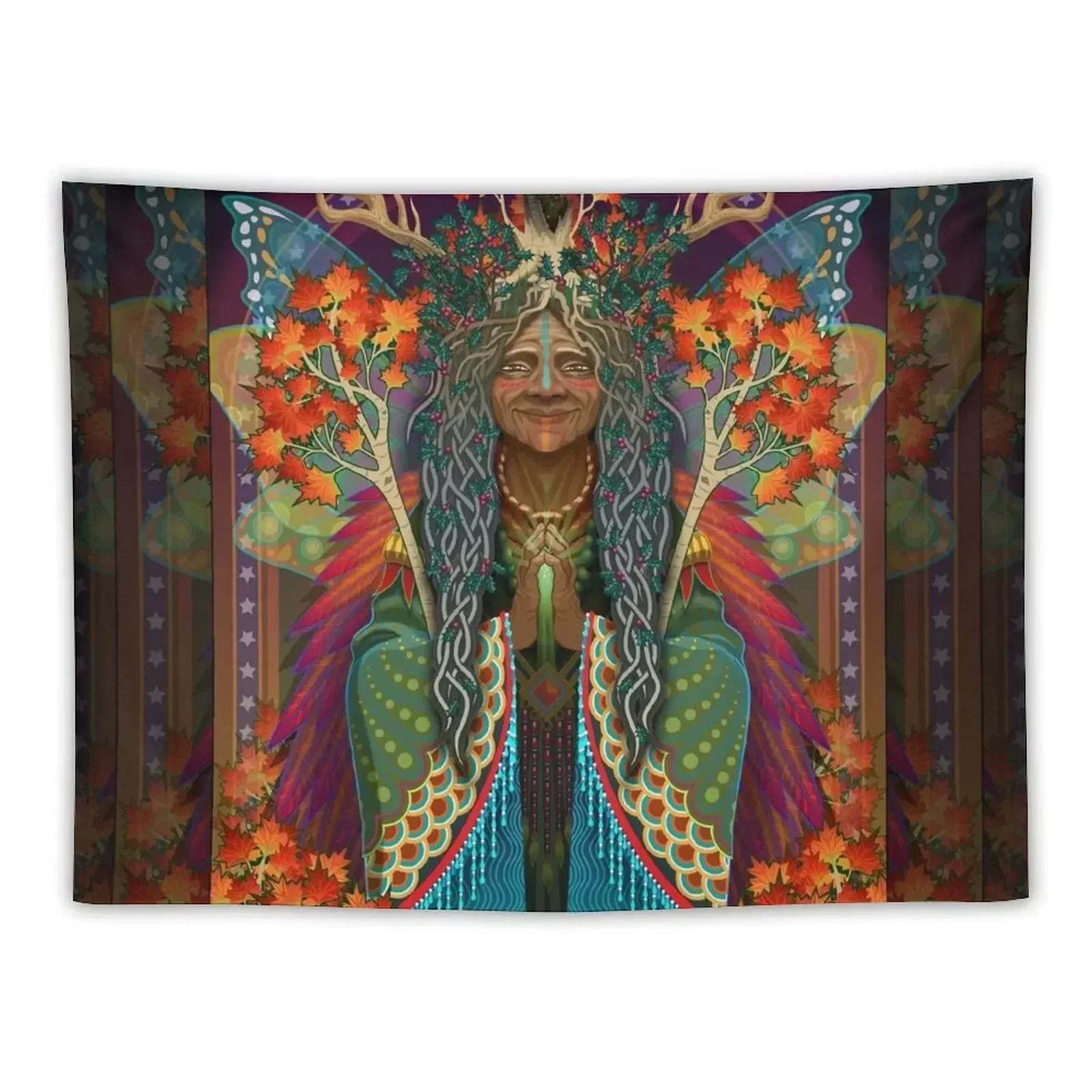 Elder Spirit Tapestry Wall Decor Hanging Home Decor Accessories Tapestry