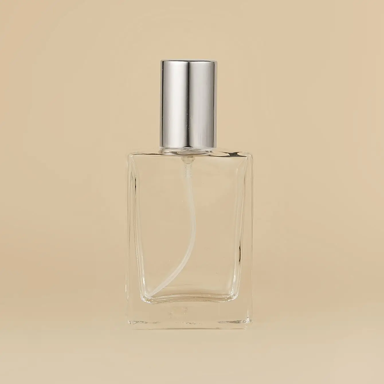 30ml Screw Square Glass Spray Qerfume Dispenser Cosmetic Packaging Empty Bottle Liquid Pressing Sprinkler Perfume Bottle