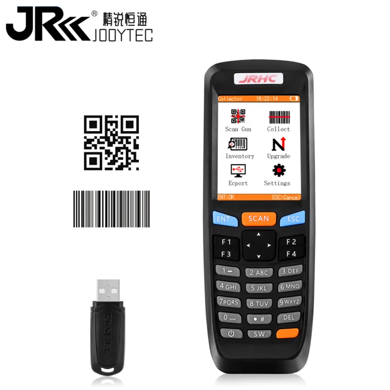 Jooytec-Scanner de codes-barres laser 1D, sans fil, portable, collecteur de données, terminal pour stock yadwarehouse