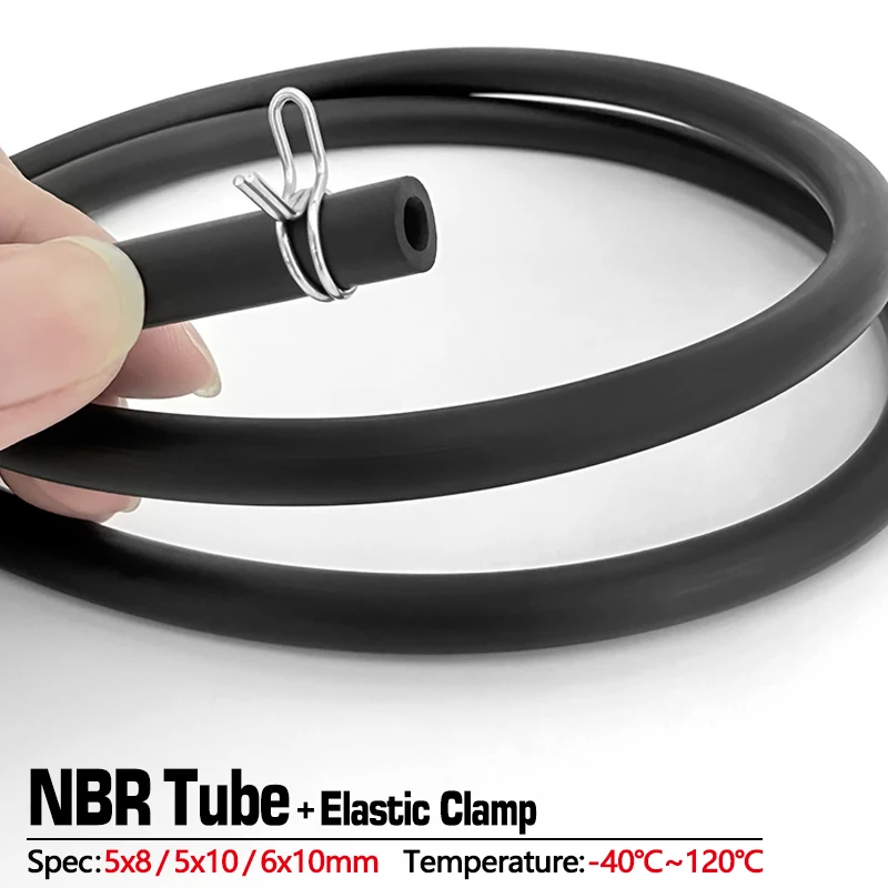 5mmx8mm Durable Fuel Tube 50cm/1M/3M Universal Oil Resistant Petrol Pipe Hose for Motorcycle Dirt Bike ATV Gas Accessory