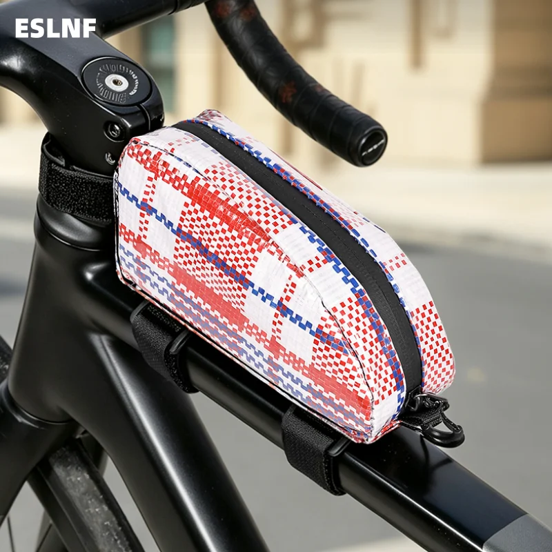 Waterproof Bike Top Tube Bag Streamlined Bicycle Frame Storage Bag No Leg Interference MTB Road Bike Cycling Accessories