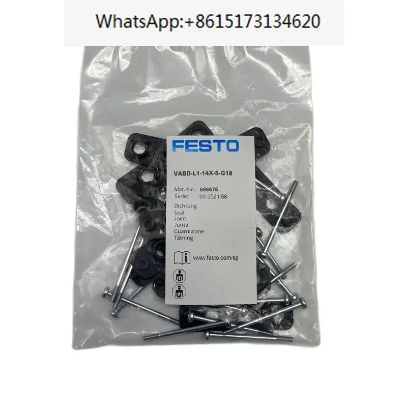 5 pieces  FESTO VUVG Solenoid Valve Seals VABD-L1-14X-S-G18 566675 VABD