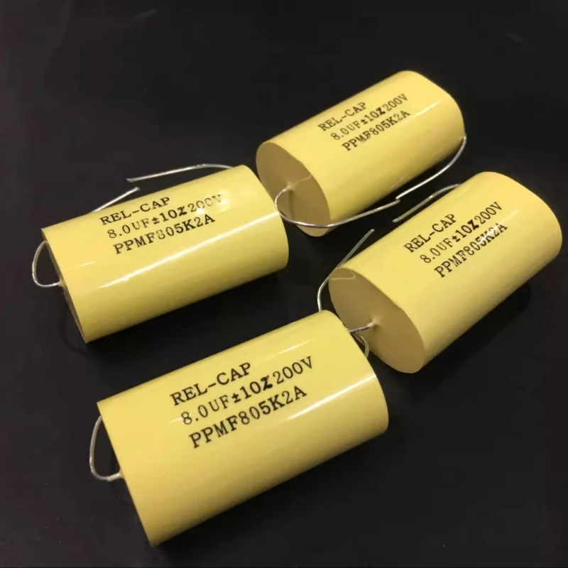 

1 шт. REL-CAP PPMF 200 В 8 мкФ Емкость звука