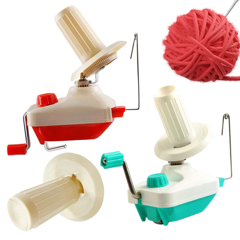 Yarn Winder Portable Hand Operated Winder Rotating Wool Yarn Ball Winder for Knitting Yarn Ball Thread Fiber Wool