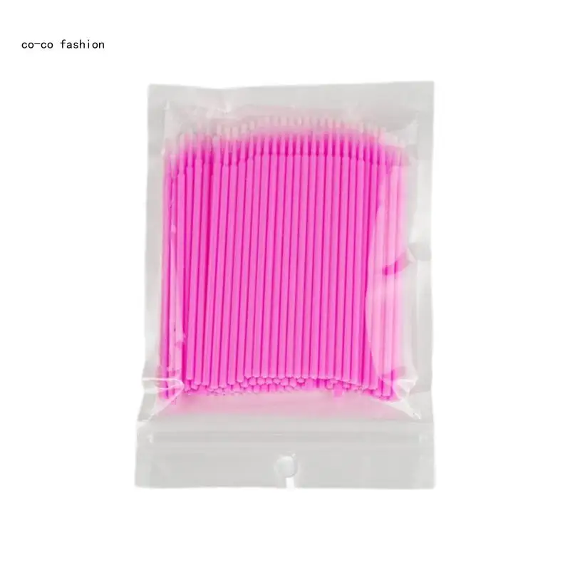 517B 100pcs/lot Brushes Paint Touch Up Paint Micro Brush Tips Auto Mini Head Brush Car Parts Head Mini Applicator Stick
