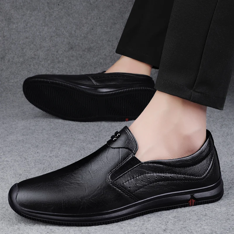 

Роскошные брендовые мужские лоферы ручной работы из натуральной кожи, повседневная обувь без шнуровки на плоской подошве для вождения, мужская удобная деловая обувь высокого качества