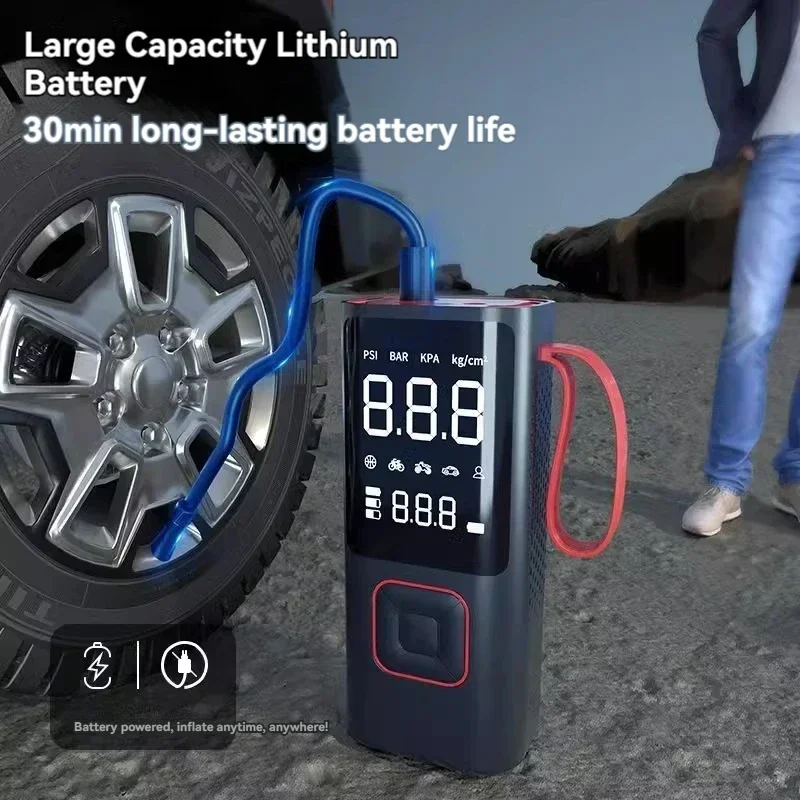 Electric Air Pump Home Car Dual-purpose Charging Wireless Car Pump Car Tire Pump