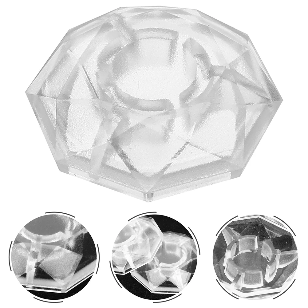 

6 Pcs Foot Button Effect Pedal Cap Guitar Switch Protection Component Transparent Plastic Accessories