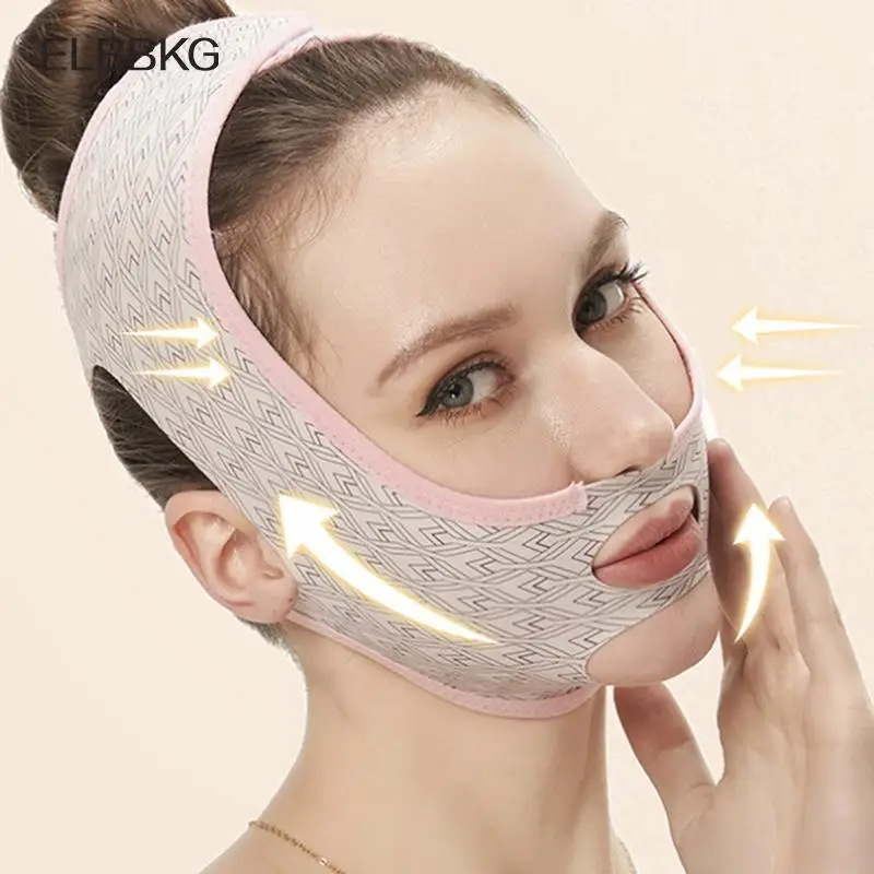 VFace-moldeador de vendaje para adelgazamiento Facial, banda de masaje adelgazante, relajación, levantamiento de forma de cinturón, Reduce la papada, 1 unidad