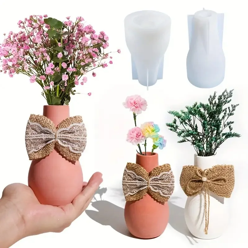 Diy Tropf Form Jade Net Vase Silikon Form Home Zubehör Ornament DIY Form Vase Silikon Form Schmuck Von Einrichtungs