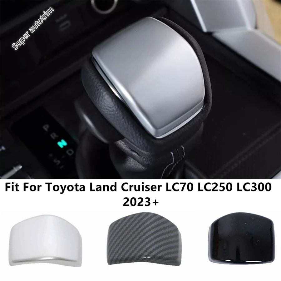 

ABS Car Gear Shift Knob Head Decoration Cover Trim Accessories Interior For Toyota Land Cruiser LC70 LC250 LC300 2023 2024 2025