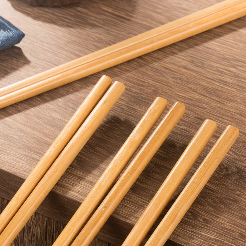 5 Pairs Chopsticks Wholesale Wooden Chopsticks for Home 25cm Chinese Chop Sticks Set Japanese Sushi Korean Snack Food Tableware