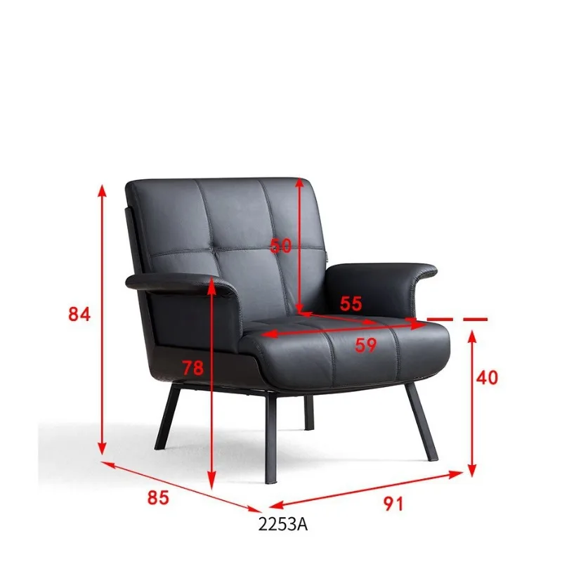 Leisure negotiation office sofa chair, desk chair c