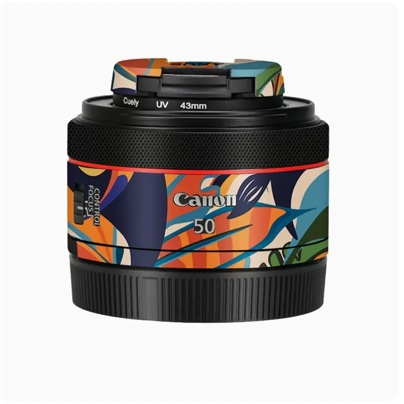 For Canon RF 50mm F1.8 STM Decal Skin Vinyl Wrap Film Camera Lens Body Protective Sticker Protector Coat RF50MM 50 1.8 F/1.8 STM