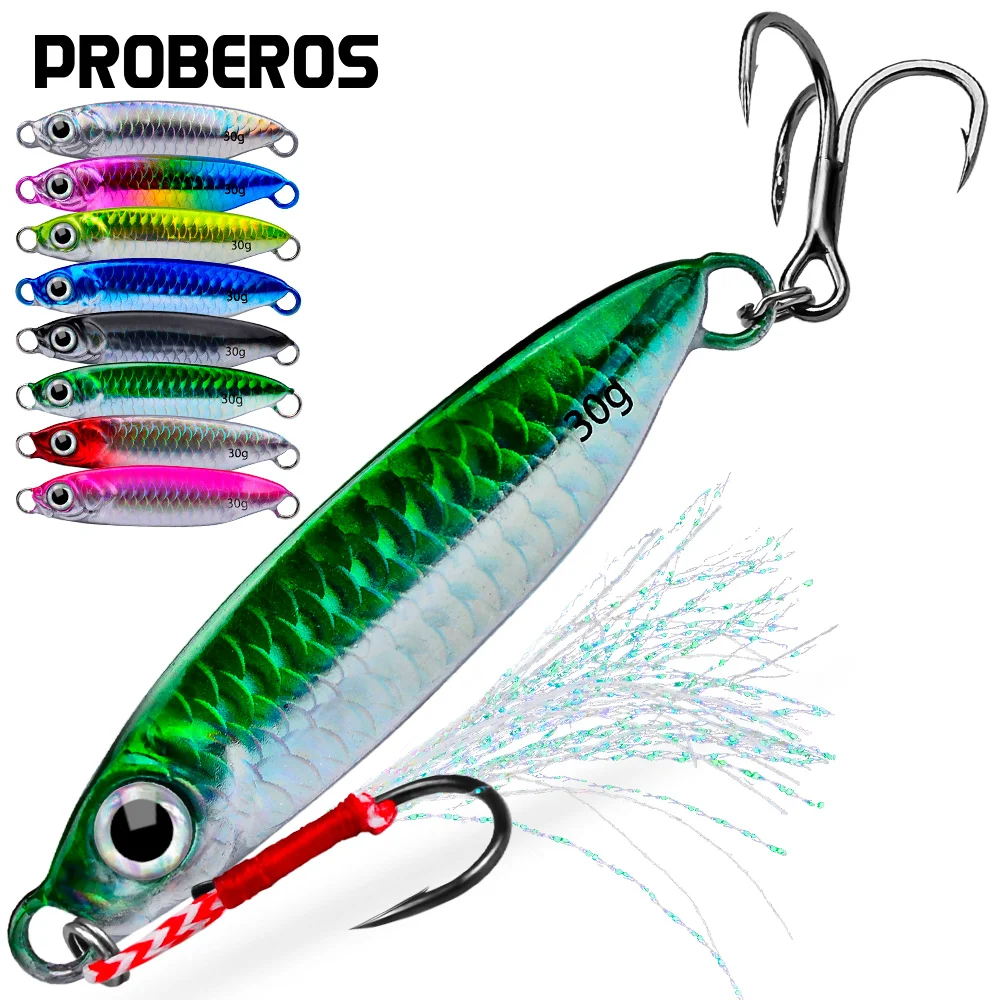 

Off Shore Fishing Lure Jigging Lures 7G 10G 15G 20G 25G 30G Slow Metal Jig Artificial Bait Casting Jigging Spoon Fishing Tackle