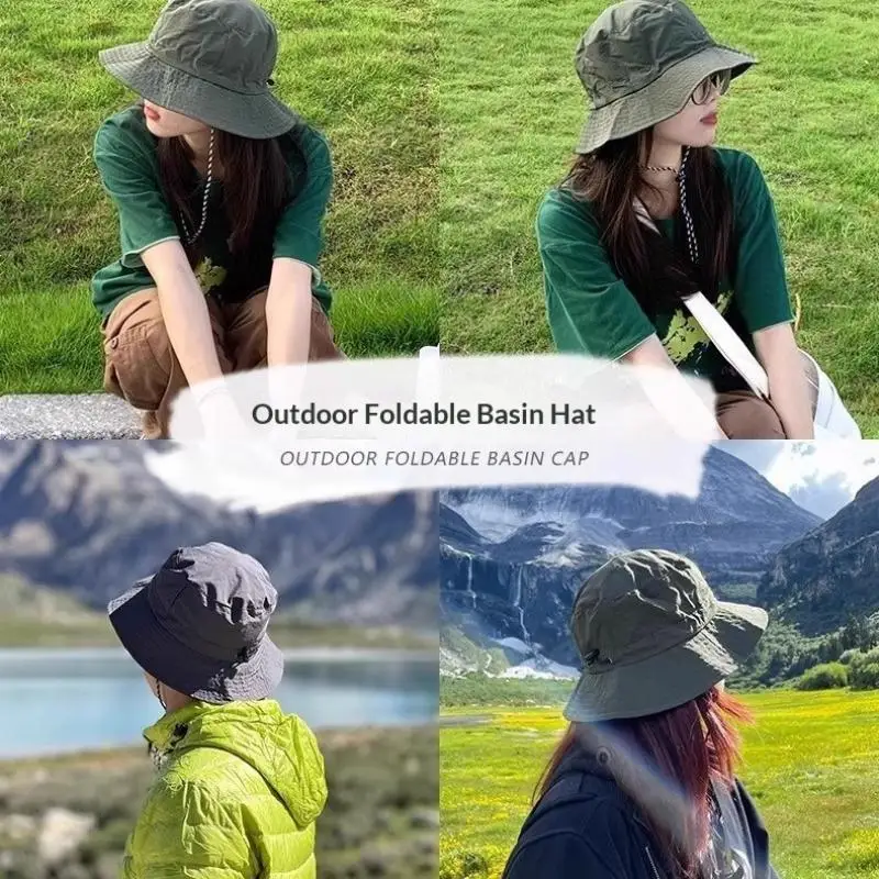 Sommerlicher Sonnenschutz Wasserdichter Fischerhut Camping Wandern Bergsteigerhut Faltbare Aufbewahrungstasche – Detail 7