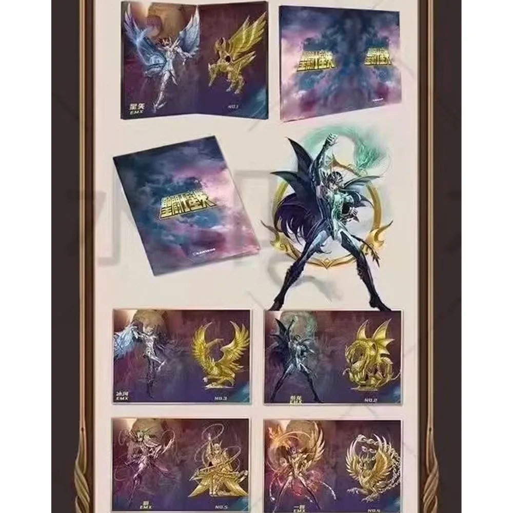 Wholesale Japanese Anime Saint Seiya Animation Card Characters Card Anime Peripheral Collectible Kids Christmas Birthday Toy