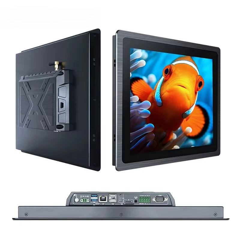 Aluminum Alloy Frameless Industrial Computer J6412 Quad Core 10.1 Inch Wall Mount Fanless Ip65 Capacitive Touch Screen Panel Pc