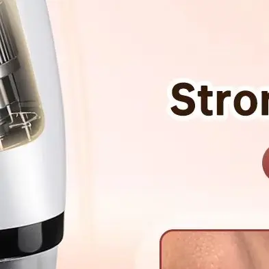 Elektryczny odkurzacz do porów z 3 poziomami ssania, czyszczący twarz, usuwający zaskórniki, wągry, pryszcze i trądzik.