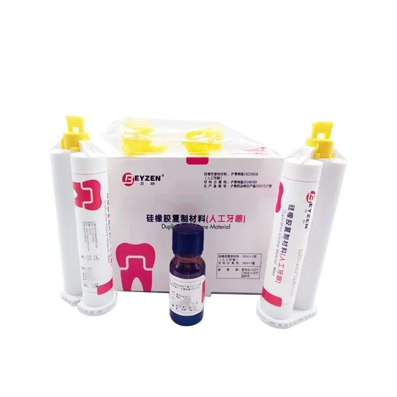 Two-Step Dental Impression System: Putty & Light Body Silicone for Precise Tissue Displacement & Occlusal Registration in Crown