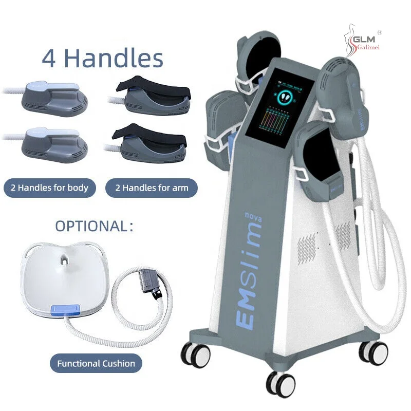 

Emslim Neo Teslas EMS Teslasculpt Muscle Stimulator Electromagnetic 4 Handles Ems Slim Rf Neo Slimming Body Sculpting Machine