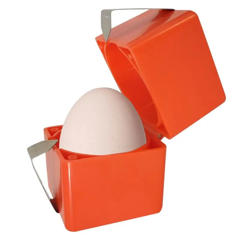 Egg Cracker Separator Tool Stainless Steel Kitchen Cooking Gadgets Eggshell Breaker Hard Boiled Egg Peeler Egg Cracking Tool