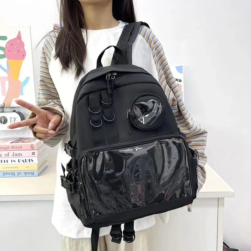 

Young School Bag Aesthestic Backpack Mochilas Feminina Book Bag Cute Laptop Backpack Multifunctional Girl Travel Bag Trend 2024