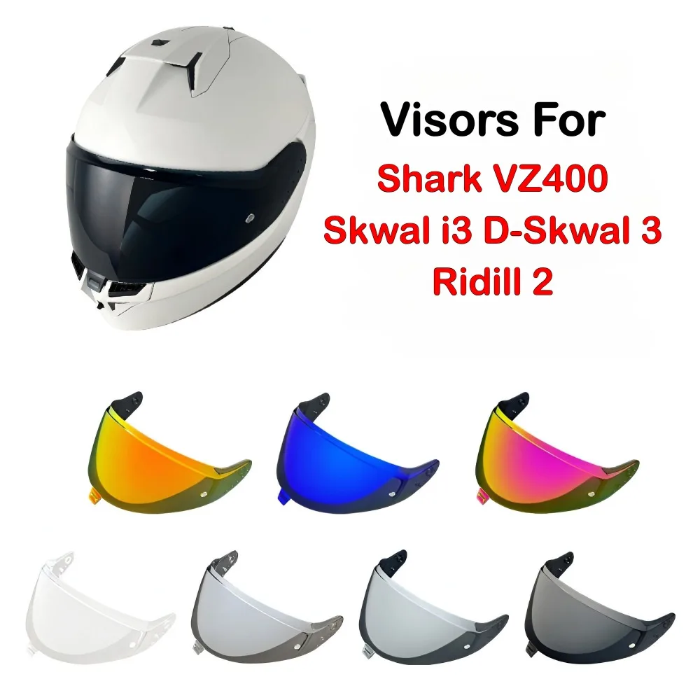 Visors For Shark Skwal i3 D-Skwal 3 Ridill 2 Helmet Replacement Lens Windshield D Skwal 3 VZ400 Visor glass screen goggles