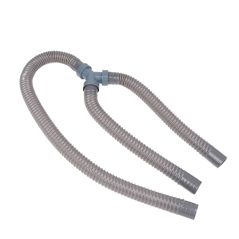 Double Sink Three-way Drain Y Pipe Motorhome Caravan Waste Water Outlet Kitchen Basin Pipe Barbed Hose Water Fuel Air Connector