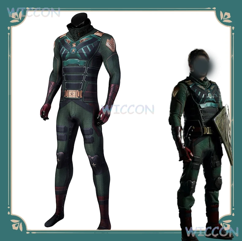 

Adult Mens Superhero Reconnaissance Team SoldBoy Series Cosplay Costume Tight Bodysuit Jumpsuit Halloween Party Roleplay Outfit