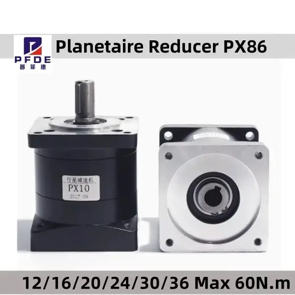 Planetaire Reducer PX86 Verhouding   12/16/20/24/30/36   Max 60N. M Pak Fot Nema 32 34 Servo Stappenmotor