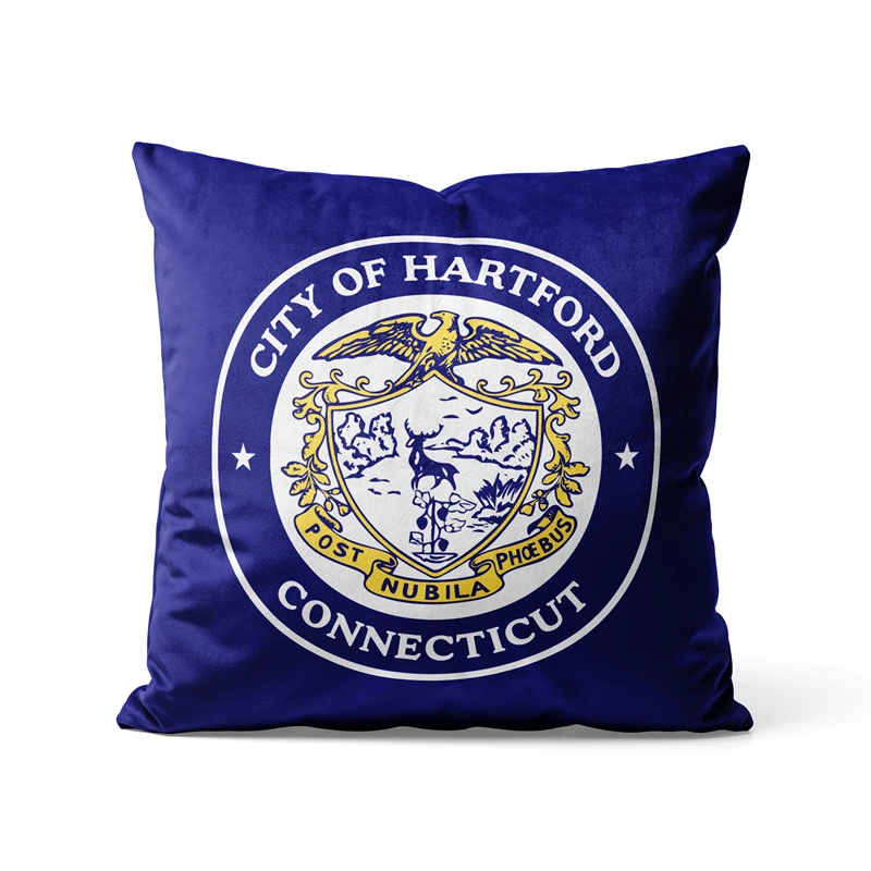 Gaslight Gatekeep Girlboss Hartford Connecticut Throw Pillow Covers Cushion Cases Pillowcases for Sofa Home 45cm x 45cm