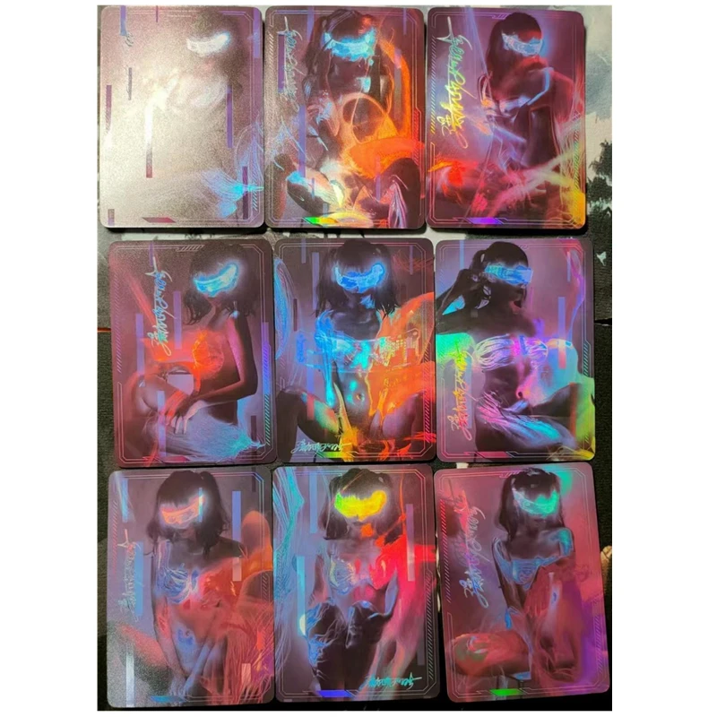

9 шт./компл. DIY скрытая аниме-карта Cyber Punk Girl Series ACG сексуальная телесная карточная игрушка подарок игра домашние аниме комиксы коллекционные карты