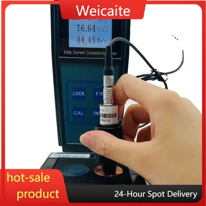 Eddy Current Conductivity Tester FD-101  Tester Testing Instrument AI Copper Conductivity Meter