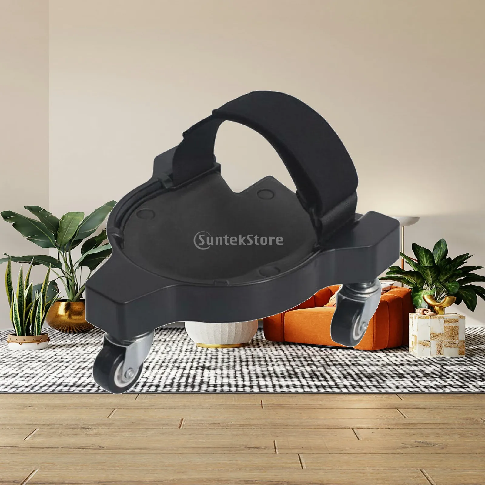 Knee Kneeler Pad with Wheels and Seat for Work on Floor for Cleaning and Construction Tasks