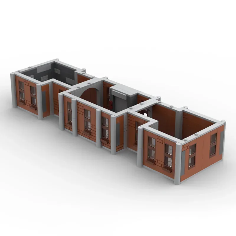 

Movie Model Moc Building Bricks X Mansion Xtra Floor - Facade Only Model Technology Modular Block Toy DIY Set Assembly Gifts