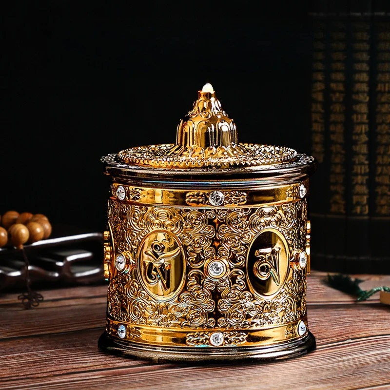 

Prayer Turner Maglev Creative Ornament Tibetan Home Turning Prayer Wheel Ornament Buddhist Hall Blessing