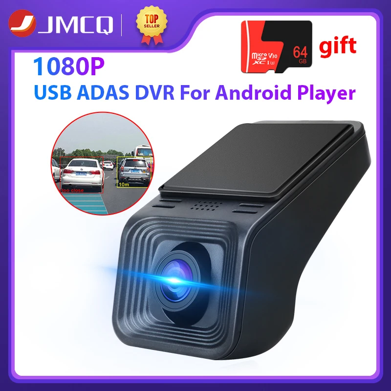 

JMCQ FHD 1080P USB Car DVR Dash Cam ADAS DVR For Auto Android Multimedia Player Hidden Type Motion Detection AR Recorder Dashcam