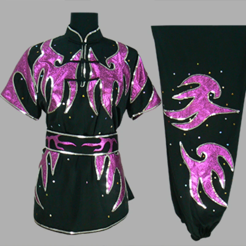 Custom Martial Arts Uniform Kung Fu Suit with Dragon Embroidery Southern Fist Long Fist Reinforced for KungFu Forms Competition