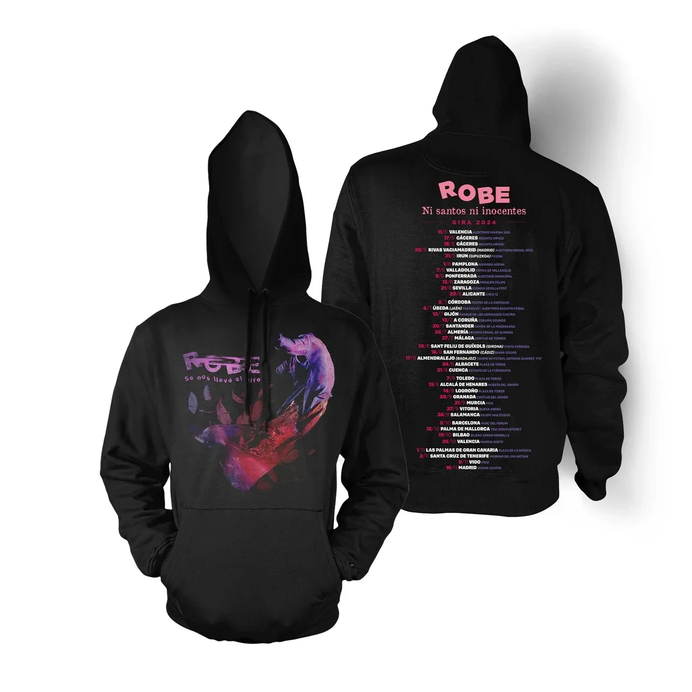 Sudadera con capucha con estampado de póster de la banda de rock Extremoduro, ropa de calle para hombre y mujer, estilo hip-hop, estilo Harajuku, holgada, informal
