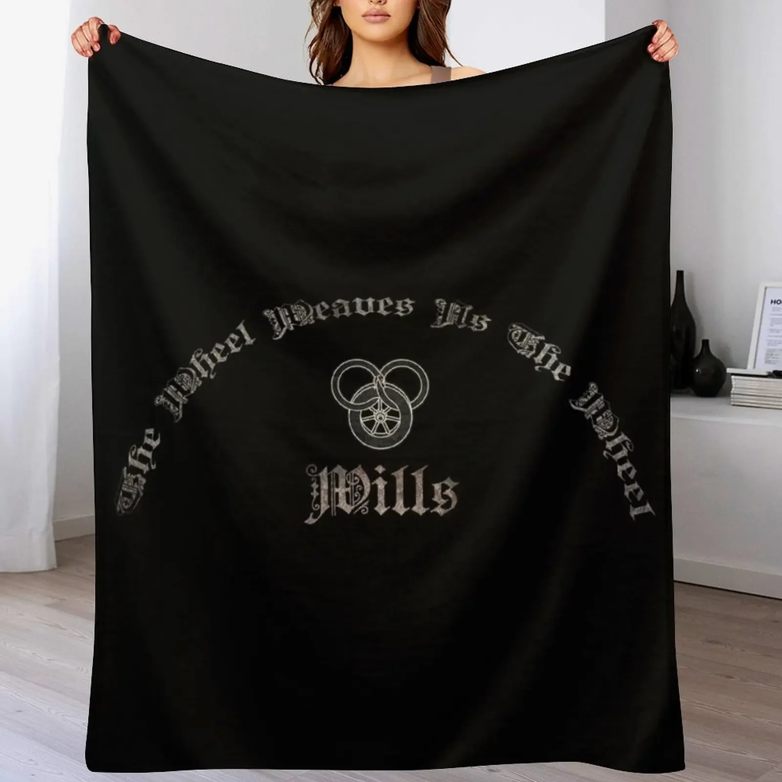 The Wheel Weaves As The Wheel Wills - Wheel of Time Throw Blanket Soft Breathable Blanket for Night Sleeping
