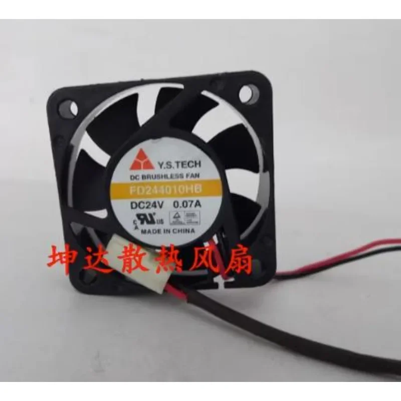 New CPU Fan For Y. STECH FD244010HB 24V 0.07A 4010 Double Ball Frequency Converter Cooling Fan 40*40*10mm