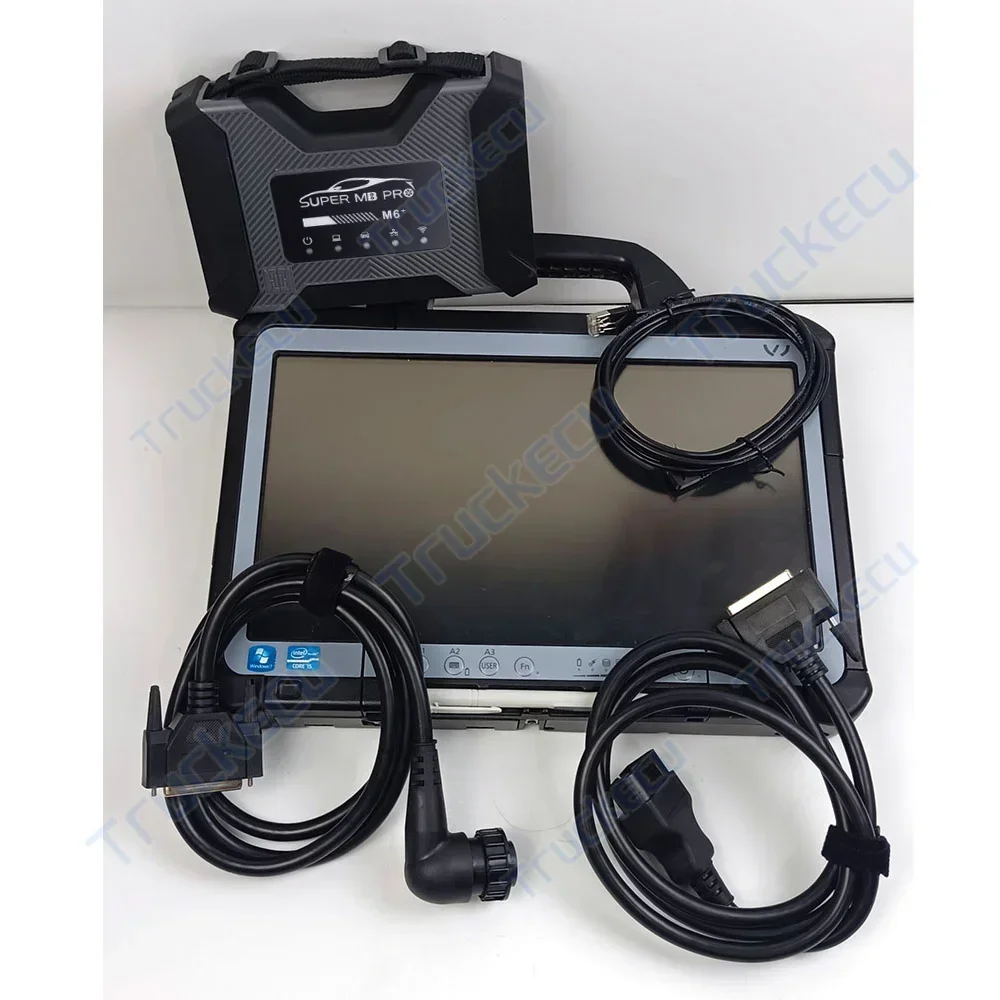 CF D1 Portable Tablet+for MB Star Super M6 DOIP VCI C6 Multiplexer Wifi for BENZ Bus Heavy&Medium Truck Car Diagnostic Scanner