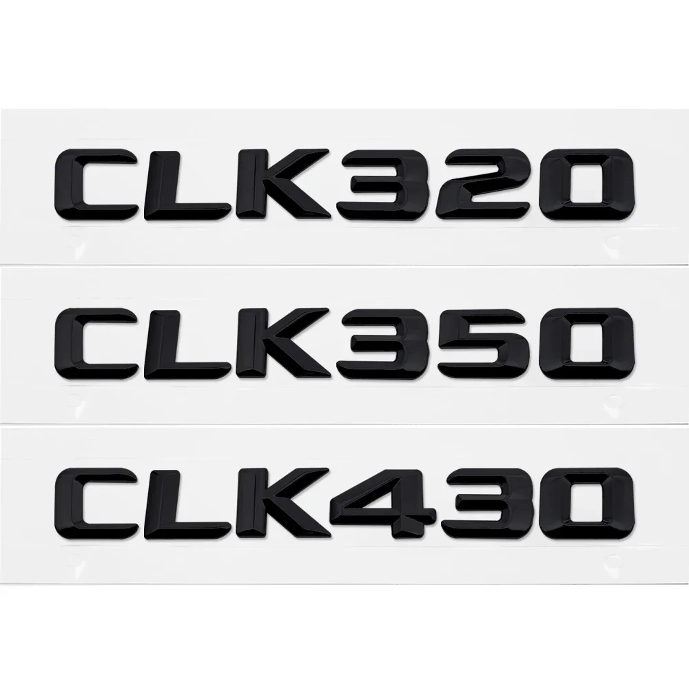 

Car-Styling For Mercedes Benz CLK350 CLK320 CLK430 Trunk Rear Number Letters Badge Emblem Sticker For C208 C209