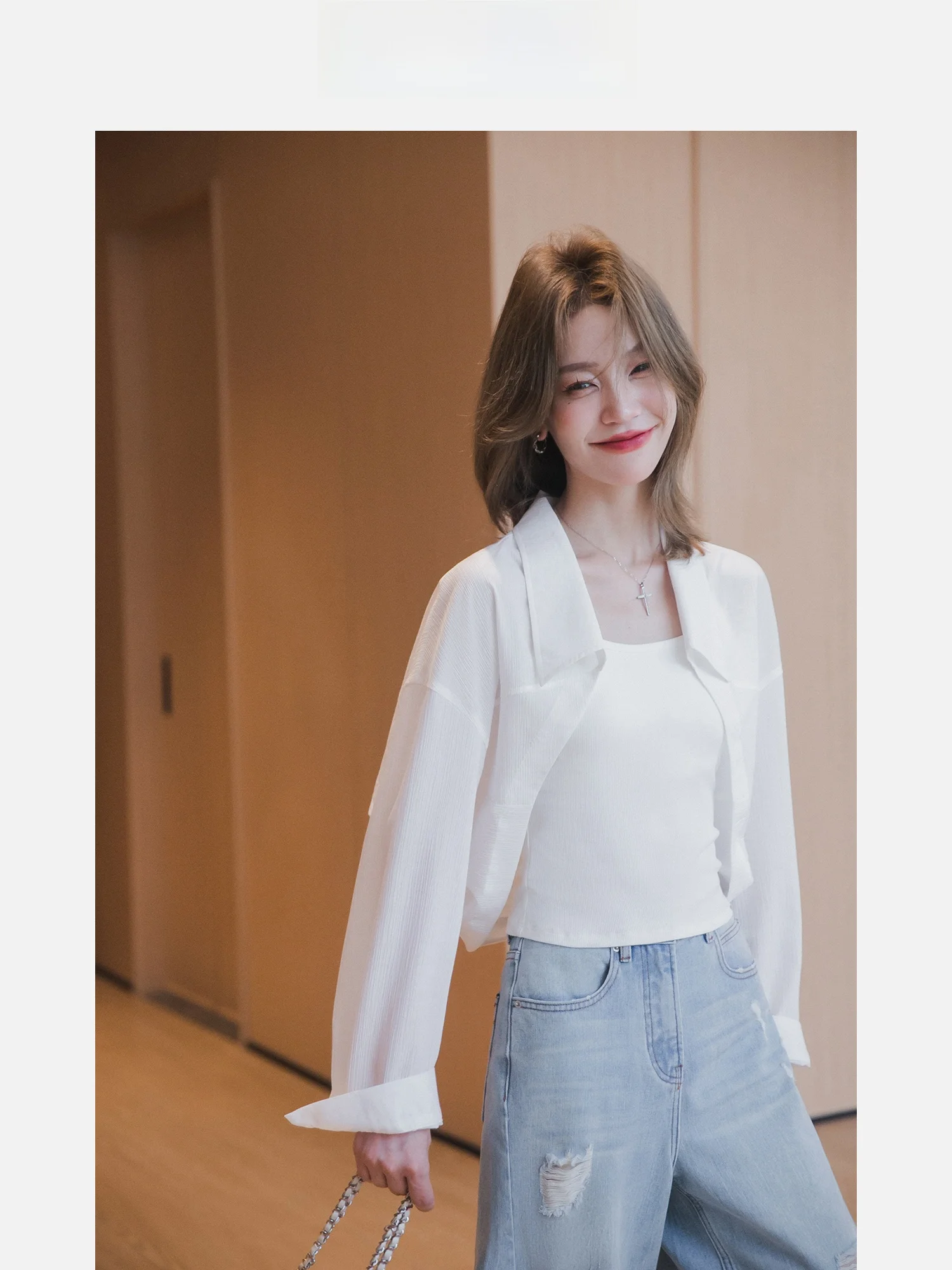 

Summer Women's Long Sve Silk Blend Jaet Lightweight Comfortable Skin-Friendly UV Protection Versatile ort Outerwear