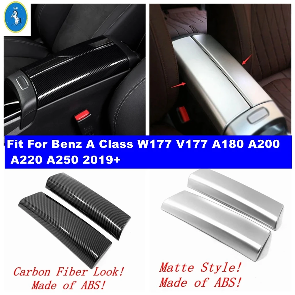 

Car Accessories Central Armrest Storage Box Panel Cover Trim For Mercedes-Benz A Class W177 V177 A180 A200 A220 A250 2019 - 2024