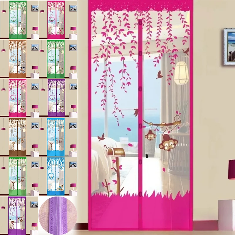 

1pc Magnetic Door Curtain for Mosquito Net Summer Automatic Closing Magnetic Mosquito Net Soft Screen Door Anti Bug Fly Curtain