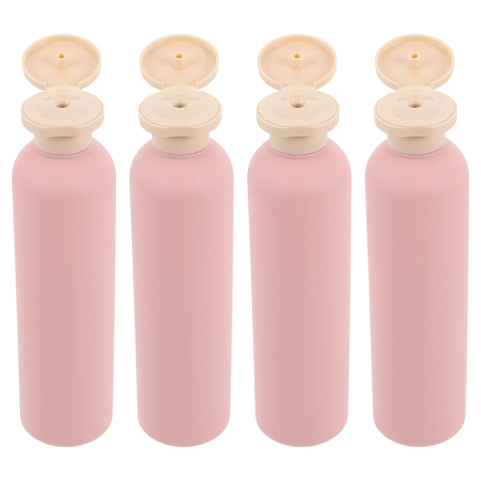 

4Pcs Refillable Travel Lotion Containers Leakproof Pe Bottles for Shampoo Conditioner Body Wash Travel Size Lightweight