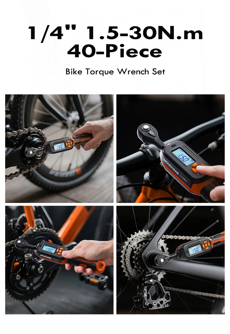 MOVECRAB Schraubenschlüssel-Set mit kurzen Grifffasen, inklusive hochwertigem Zubehör, ideal für professionelle Autoreparatur- und Fahrradrenovierungsbegeisterte. – Detail 11