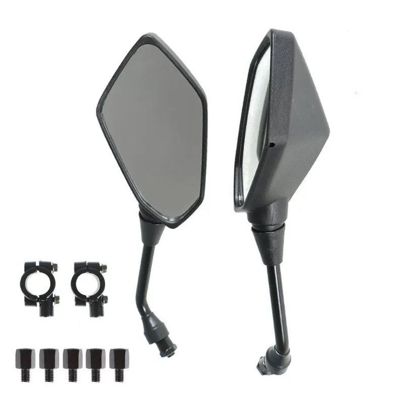 For Polaris Sportsman 400 450 500 550 570 700 800 850 Sport Rearview Rear View Side Mirrors ATV 10mm Thread Adaptor Accessories